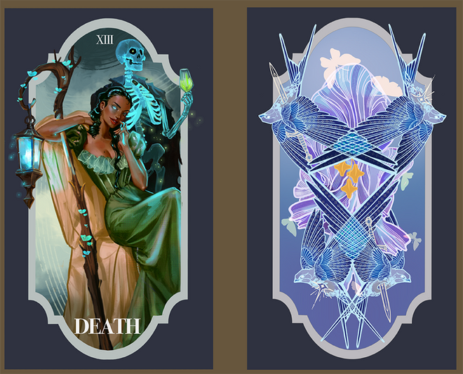tarot front and back